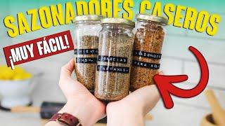 ¡HAZ TUS PROPIOS SAZONADORES CASEROS! (MUY FÁCIL) | Recién Cocinados