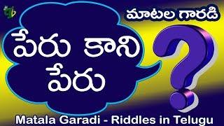 Matala Garadi Funny Riddles in telugu-2 | Podupu Kadhalu in Telugu riddles for all | Learn Telugu