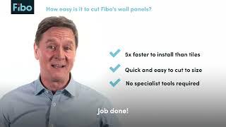 How easy is it to cut Fibo's wall panels US