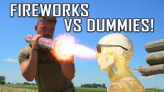 Firework Injuries in Slow Motion! - Ballistic High-Speed