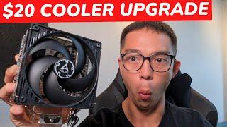 Upgrading the Snowman 6 Heatpipe 120mm CPU Cooler with better fans - the Arctic P12 PWM!