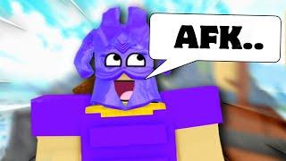 FAKE AFK TROLL.. (Roblox Booga Booga)