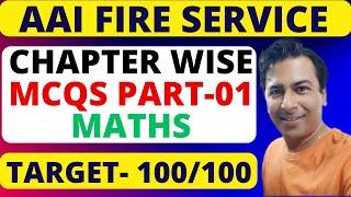 Mathematics MCQs Part - 01 | (Polynomial, Linear Equations) | AAI Fire Service Exam 2025 |