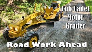 Cub Cadet Motor Grader: Road Work Ahead!