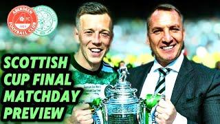 Celtic vs Aberdeen in the showpiece cup final , Good luck Celtic #scottishcup