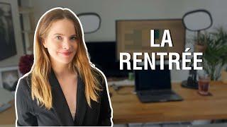 C'est la rentrée. (Vlog entrepreneure freelance)