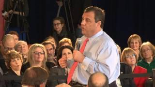 Governor Christie: First And Foremost, Thank You