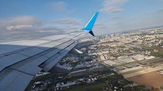 Enter Air Boeing 737-800 takeoff from Warsaw