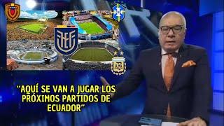 Vito Muñoz habla sobre los próximos partidos de Ecuador por eliminatorias