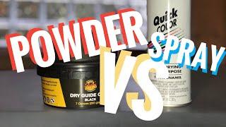 Which Is BETTER? DRY GUIDE COAT POWDER VS SPRAY | “Duragold Dry Coat” VS “Quick Color”