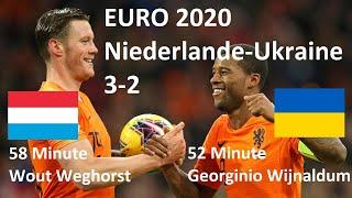 EURO 2020 Niederlande-Ukraine Wijnaldum und Weghorst Tore