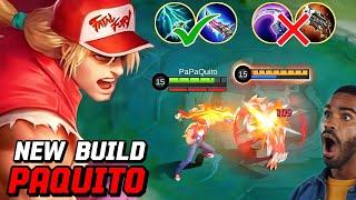 WTF !! PAQUITO CRAZY DAMAGE BUILD | BEST BUILD & EMBLEM FOR PAQUITO MLBB