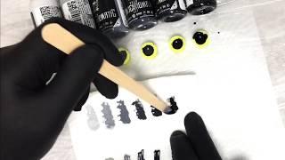 World Famous Ink Monochromatic Set 6x30ml (product demonstration)