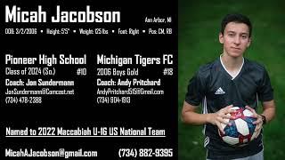 Micah Jacobson 2021 Highlight Video