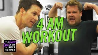 James Joins Mark Wahlberg's 4am Workout Club