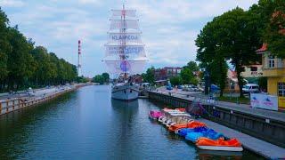 Exploring Klaipėda City Walking Tour Best Moments 4K | Lithuania