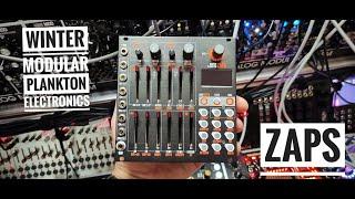 Winter Modular / Plankton Electronics - Zaps (Sound Demo, no talking)