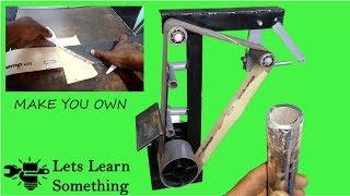 HOMEMADE BELT SANDER || Let's Learn Something