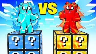 LUCKY BLOCK WODY vs OGNIA w Minecraft!