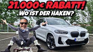 Elektro zum Schleuderpreis! 21.000€ Rabatt für den BMW iX3! Wo ist der Haken?