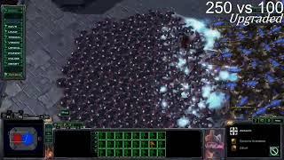 100 ULTRALISKS vs 250 MARAUDERS Stim/Stutter Step Micro (STARCRAFT 2)