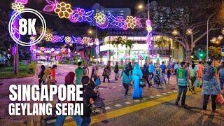 Singapore City: Geylang Serai in 8K (May 2021)