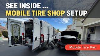 Take a tour inside my Mobile Tire Shop Van