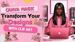 Design Like a Pro: Canva Clip Art Unleashed! Elevate Your Artwork for More Sales 