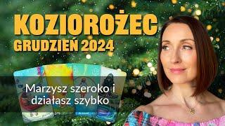 Koziorożec MARZYSZ SZEROKO I DZIAŁASZ SZYBKO Grudzień 2024 tarot