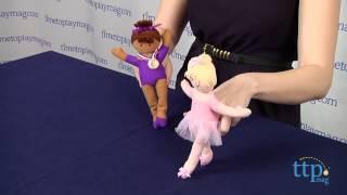 Girls on the Move Finger Puppet Blonde Ballerina from North American Bear Company