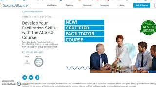 [Breaking News] Scrum Alliance Debuts New Agile Coaching Skills  Certified Facilitator Certification