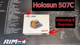 Holosun 507c - Unboxing and Function Overview