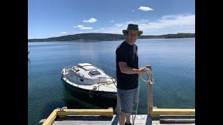 EP 4 : Launching my Bayfield 23 and Towing to Berth at the Marina in Dildo, Newfoundland.