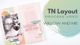 Traveler's Notebook Layout // Willow and me // Citrus Twist Kits