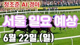 6월22일 서울 일요 예상