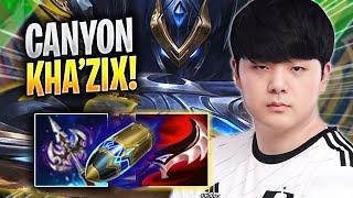 CANYON IS SUPER CLEAN WITH KHA'ZIX! - DK Canyon Plays Kha'zix JUNGLE vs Poppy! | Season 2023