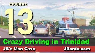 Trying to Escape Police Road Block in Trinidad and Tobago Crazy Driving part 13 | by JBManCave.com