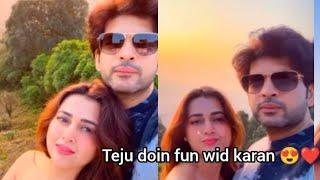 tejaswi prakash nd karan kundra new year video at vacation l Tejran new project soon together l