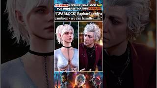 Warlock's unique dialogue about Raphael for Astarion | Baldur's Gate 3