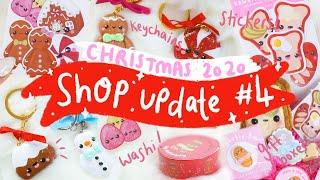  THE CHRISTMAS Etsy SHOP UPDATE #4  (new washi tapes and all the gingerbread bois)