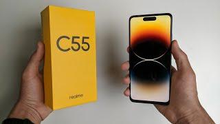 فتح علبة هاتف ريلمي سي 55 شبيه الايفون | realme C55