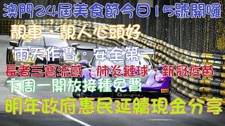 2024年11月15日車模受追捧，24屆食節開始。（漫步三角花園台山巴波沙大馬路関閘馬路）