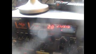 Fishing for CB radio skip on a quiet morning 88 Maryland waves