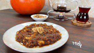 دسر کدو حلوایی با شیره انگور و گردو به همراه نواب - pumpkin dessert with walnuts by navab