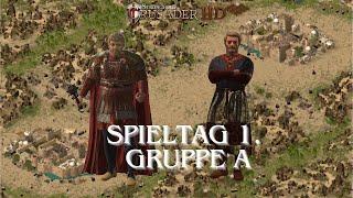 1. Spieltag | Gruppe A | Basil II. vs. Robert Guiscard | Kreuz und Krummschwert