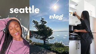 seattle vlog | life in Seattle, first day in my new apartment, getting adjusted