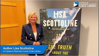 Author Lisa Scottoline message to Topeka & Shawnee County Public Library community