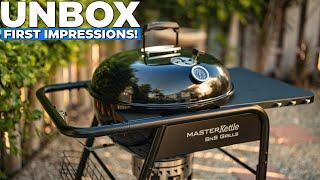 SNS Grills Slow N Sear Master Kettle Charcoal Grill Unboxing & Features