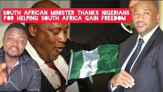 Finally South African Minister Mckenzie Thanks Nigerians and Zimbabweans for helping South Africa