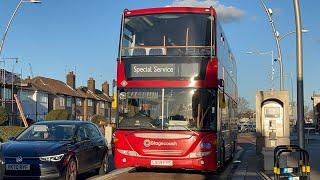 *Withdrawn* Journey on Stagecoach London Route 667 towards Ilford. Scania Omnicity 15097 (LX09 FYS)